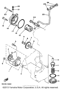 XT350W Масляный насос