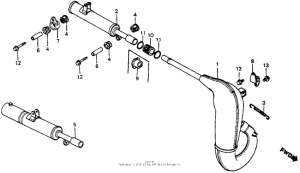CR125R Muffler 81-82