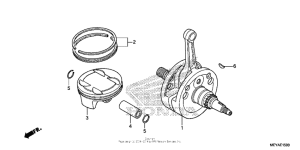  Коленчатый вал и поршни