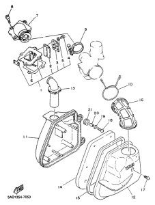 YN50R Впускная система