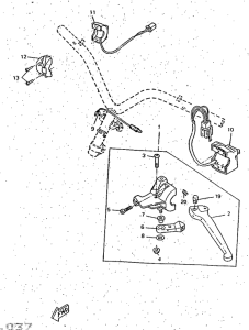 CW50RSP Handle switch. lever