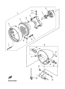 XVS400 ﾍﾂﾄﾞﾗｲﾄ 1
