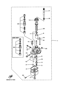 YB50 Tobera  carburador