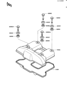 KL600 Крышка головки цилиндров