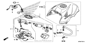 CB1000R Топливный насос