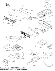 KZ700 Наклейки