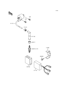 KLX300R Система зажигания