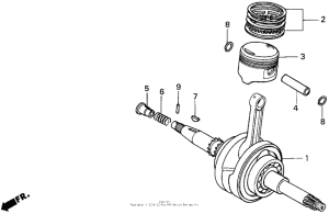 CN250 Коленвал