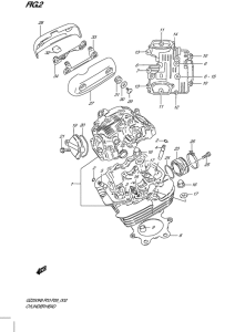 GZ250 Головка цилиндров