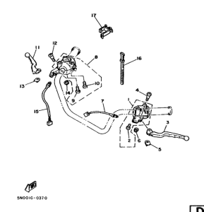 SR125 Handle switch. lever
