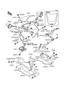 ZX1200 Обтекатели