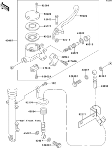 EJ650 Главный тормозной цилиндр