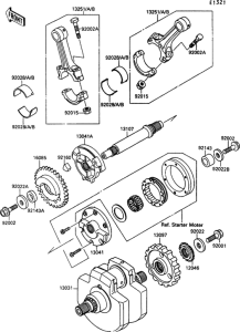 VN1500 Коленвал