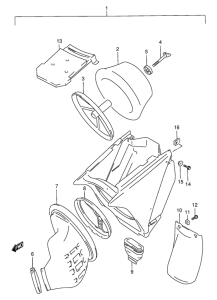 RMX250 Воздухоочиститель