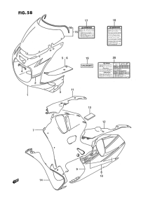 GSX-R750 Cowling body