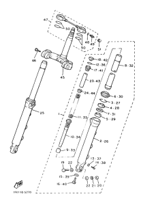 V-MAX12 Передняя вилка
