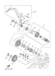 WR250F Стартер