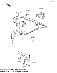 KD80 Боковая крышка / крышка цепи