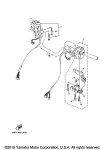 XP500F Рулевые переключатели
