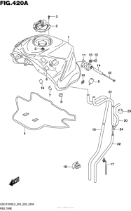 GSX-R1000 Fuel Tank (Gsx-R1000L5 E03)