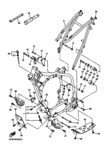 WR450F WR450FT Frame comp