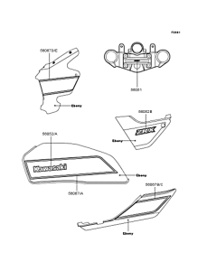 ZR400 Наклейки