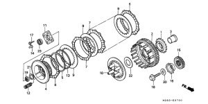 NTV650 Бендикс