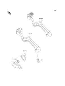  Педаль тормоза