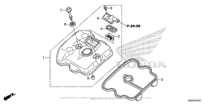 CB300F Крышка головки цилиндров