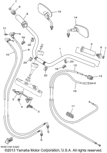 XVS1100APC Троса