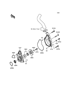 EX650 Водяной насос