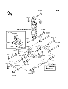 ZX1200 Задняя подвеска