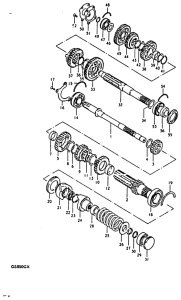 GS850 Трансмиссия