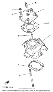YZ80D Цилиндры