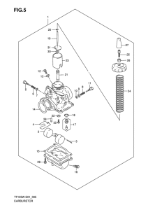 TF125 Carburetor assy