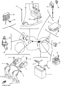 FZ400 Электрические детали