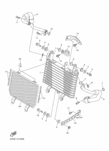 YZF-R1 Масляный картер