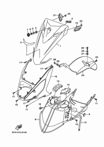 LTS125 フロントフエンダ