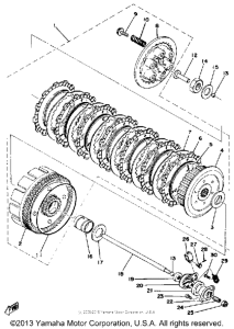 RD400E Сцепление