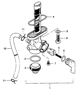 ZR50 Топливный кран