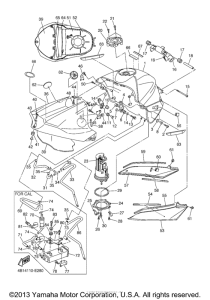 YZF-R1S Топливный бак