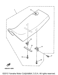 XT225JC Сиденье