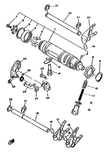 XS750 Shifter 1