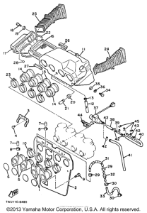 FJ1200SC Топливный бак