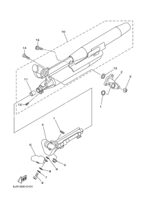 XVS125 Выхлопная система