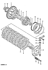 GSX400 Бендикс