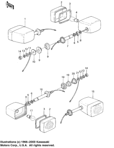 KZ1000 Поворотники