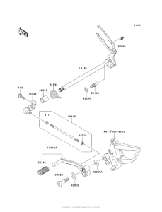 EX250 Механизм переключения передач