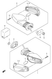 GSX-R600U2 Поворотники