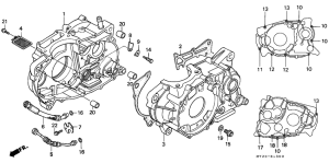 NX500 Картер двигателя